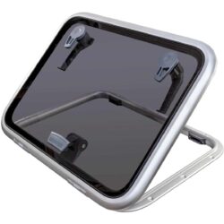 Lewmar Low Profile Hatch with Stay (Size 50 / Smoke Grey)