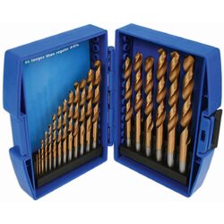 Laser Tools Titanium Coated Drill Set 19-Piece