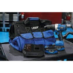 Laser Tools Cordless Variable Speed Impact Drill 20V Kit