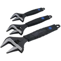 Laser Tools Wide Mouth Adjustable Wrench Set