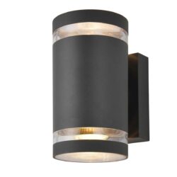 Lens LED GU10 Up/Down Light Anthracite