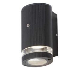 Helix LED GU10 Downlight with Photocell Sensor Black