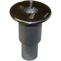 Vetus Stainless Steel Waste Out Deck Plate