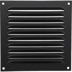 Hooded Louvre Vent Matt Black