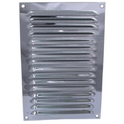 Hooded Louvre Vent Chrome Plated