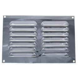 Hooded Louvre Vent Chrome Plated