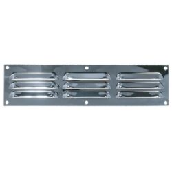 Hooded Louvre Vent Chrome Plated