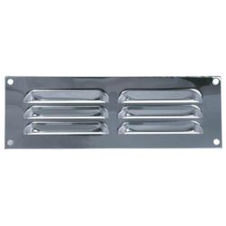 Hooded Louvre Vent Chrome Plated