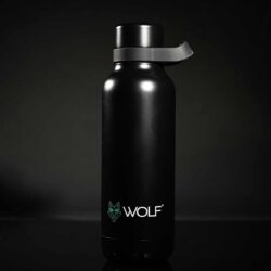 Wolf Outdoors Vacuum Hot & Cold Flask Black 700ml