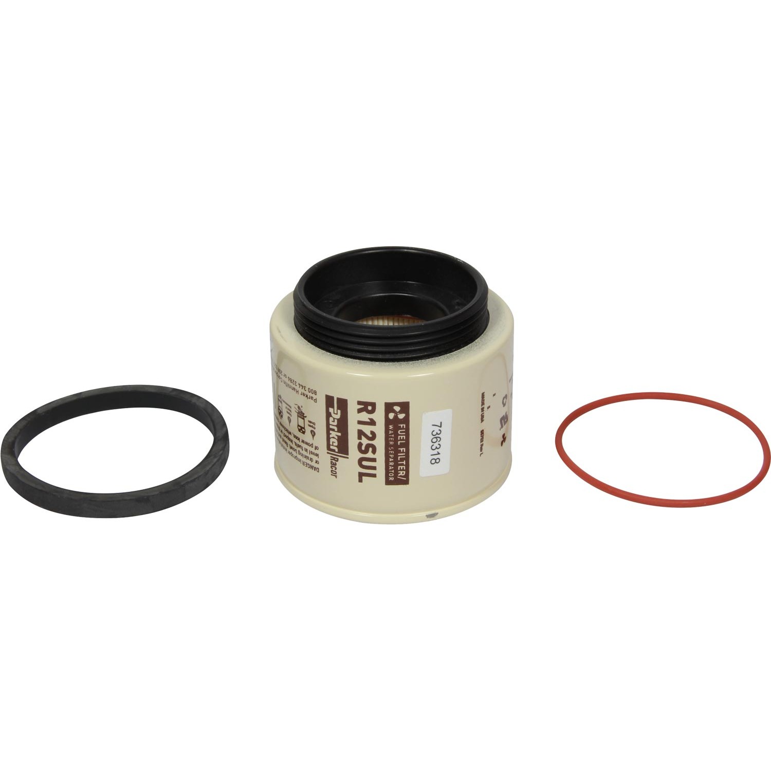 Racor R12SUL Spin-On Fuel Filter Element (2 Micron) 1 Racor R12SUL Spin-On Fuel Filter Element