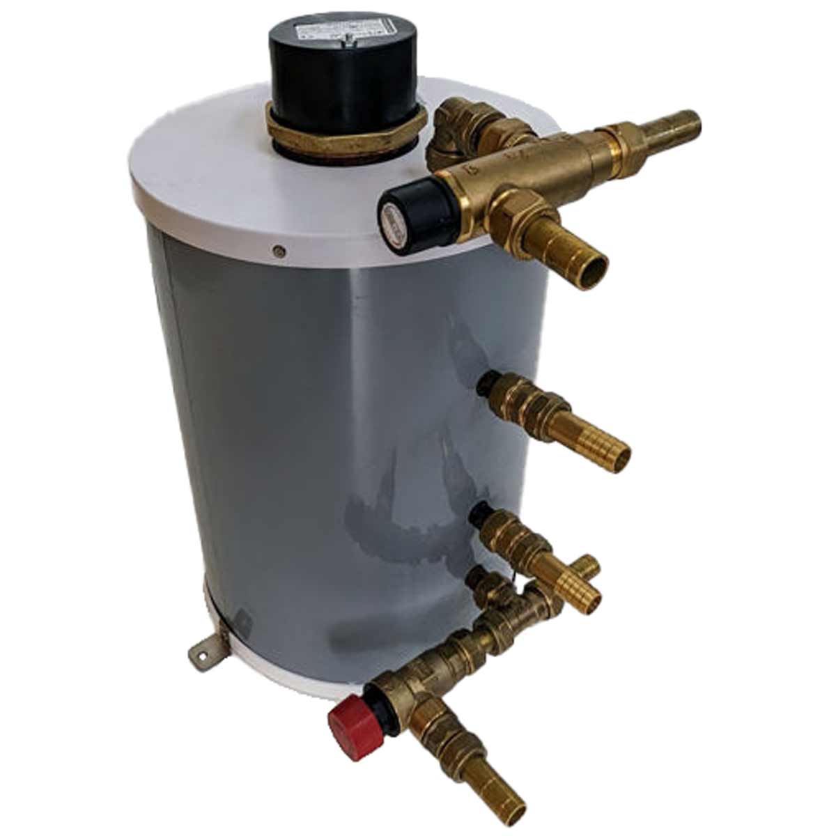 Surecal Calorifier 10L Single Coil Vertical with Fittings 1 Surecal Calorifier 10L Single Coil Vertical